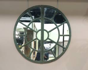 French 19th century Wrought Iron Mirror 